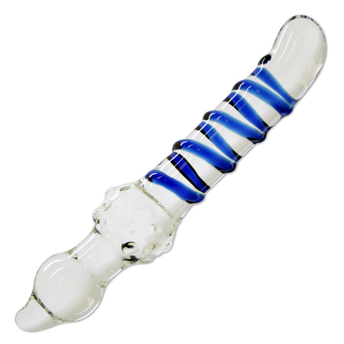Touch of Glass Dimple Twist Dildo Review
