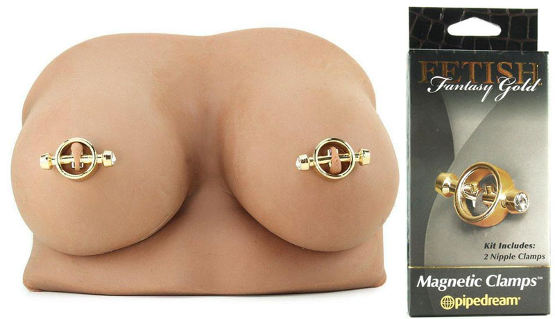 magnetic gold nipple clamps