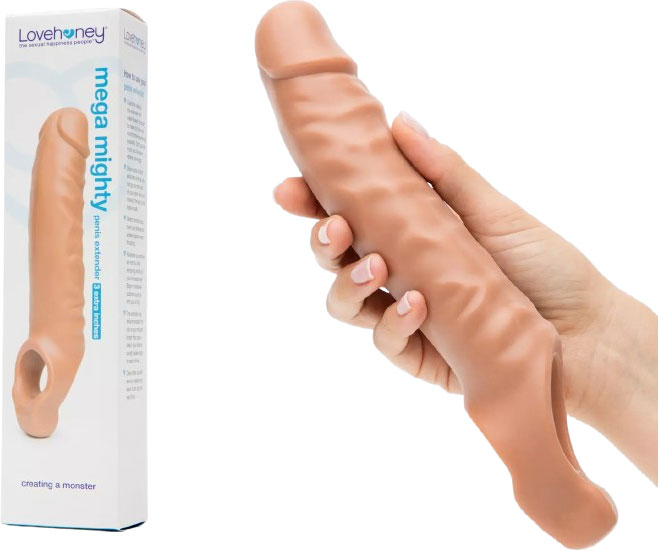 mega mighty penis sleeve